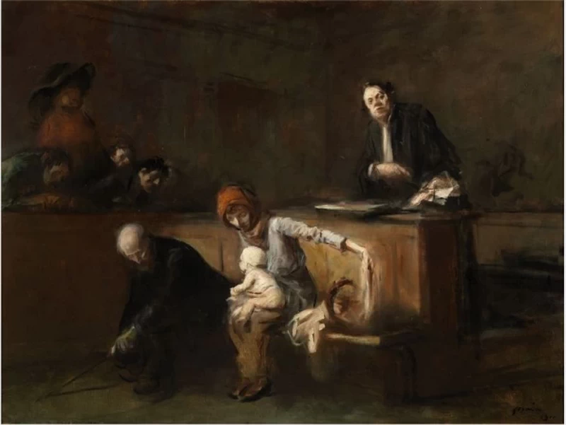 Scena in tribunale - National Gallery of Ireland